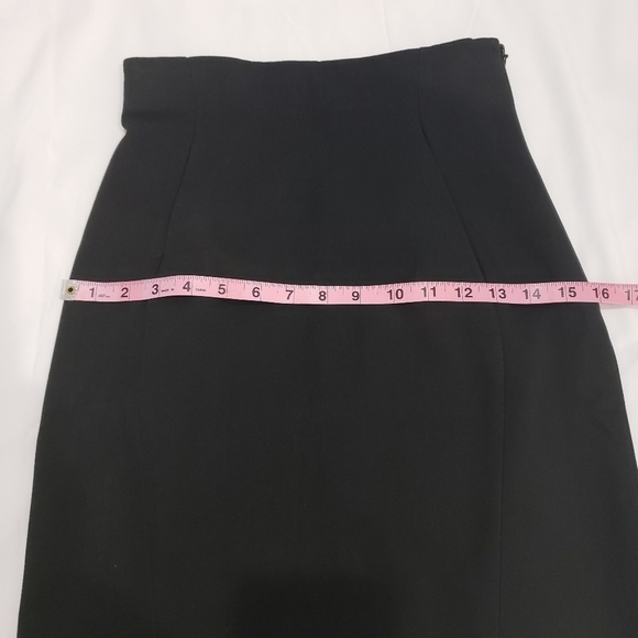 683- Balenciaga Black Pencil Skirt Women’s Size 36 EU S US Made in Italy - Picture 8 of 14